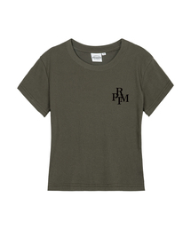PURE レディース スリムフィット 半袖Tシャツ 5 COLORS