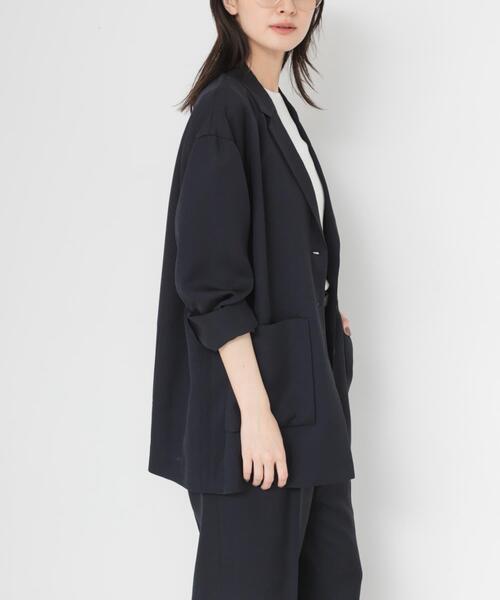 URBAN RESEARCH（アーバンリサーチ）の「new basic　AIR SKIN JACKET（その他アウター・レディース・ブラック/ネイビー・36/38）」の5枚目の写真