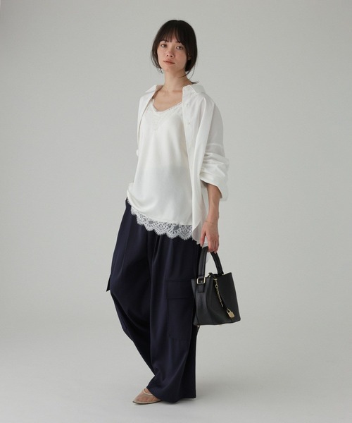 BABYLONE(バビロン)の「サテンカーゴパンツ(その他パンツ・レディース・カーキ/ネイビー・36inch/34inch)」の17枚目の写真