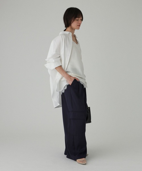BABYLONE(バビロン)の「サテンカーゴパンツ(その他パンツ・レディース・カーキ/ネイビー・36inch/34inch)」の18枚目の写真