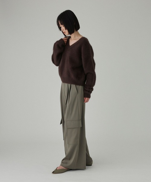 BABYLONE(バビロン)の「サテンカーゴパンツ(その他パンツ・レディース・カーキ/ネイビー・36inch/34inch)」の8枚目の写真