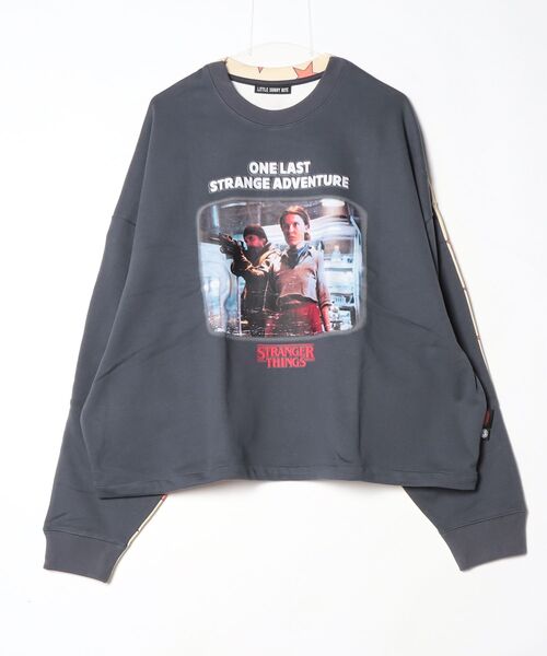 Little sunny bite(リトルサニーバイト)の「【RE】【Little sunny bite】stranger things x little sunny bite graphic sweat top(スウェット・レディース・ネイビー・MEDIUM)」の1枚目の写真