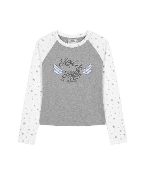 THE GREEN LAB（ザグリーンラボ）の「スター LAGRANG 配色Tシャツ [メランジグレー]（Tシャツ/カットソー・レディース・その他・FREE）」の20枚目の写真