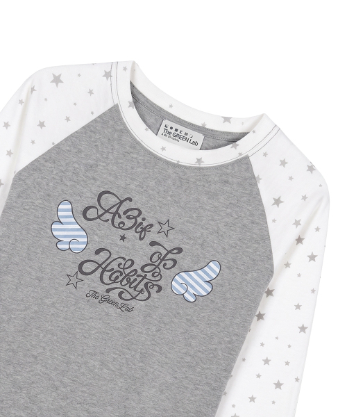 THE GREEN LAB（ザグリーンラボ）の「スター LAGRANG 配色Tシャツ [メランジグレー]（Tシャツ/カットソー・レディース・その他・FREE）」の21枚目の写真