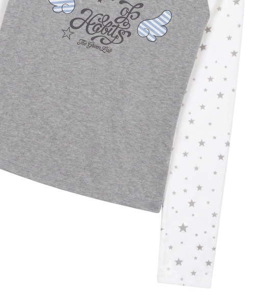 THE GREEN LAB（ザグリーンラボ）の「スター LAGRANG 配色Tシャツ [メランジグレー]（Tシャツ/カットソー・レディース・その他・FREE）」の22枚目の写真