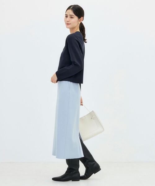 NOLLEY’S（ノーリーズ）の「《調温性》ミラノリブニットジャケット（カーディガン/ボレロ・レディース・ダークネイビー/ブラック系その他/ピンク系その他/ベージュ系その他・36/38）」の16枚目の写真