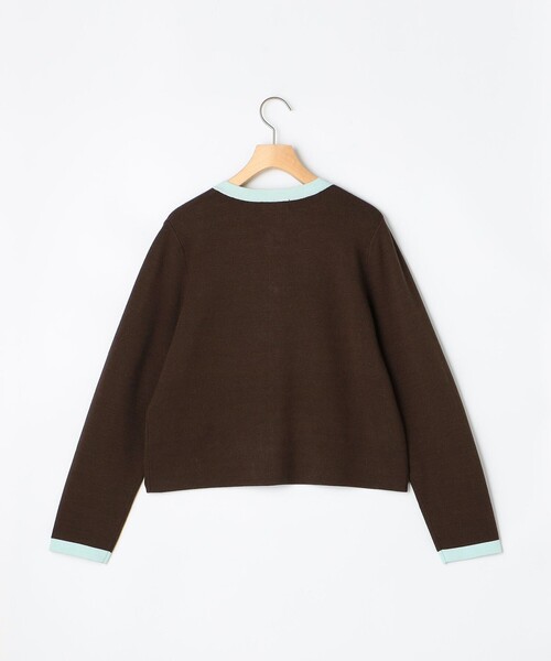 NOLLEY’S（ノーリーズ）の「《調温性》ミラノリブニットジャケット（カーディガン/ボレロ・レディース・ダークネイビー/ブラック系その他/ピンク系その他/ベージュ系その他・36/38）」の9枚目の写真