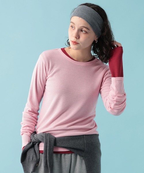 GEORGE'S(ジョージズ)の「【MULTI PALETTE】ロンT(Tシャツ/カットソー・レディース・ブラウン/グレー/ブルー/イエロー/オレンジ/グレー系その他/ピンク/ブラック/ミント/オフホワイト/レッド・FREE)」の10枚目の写真