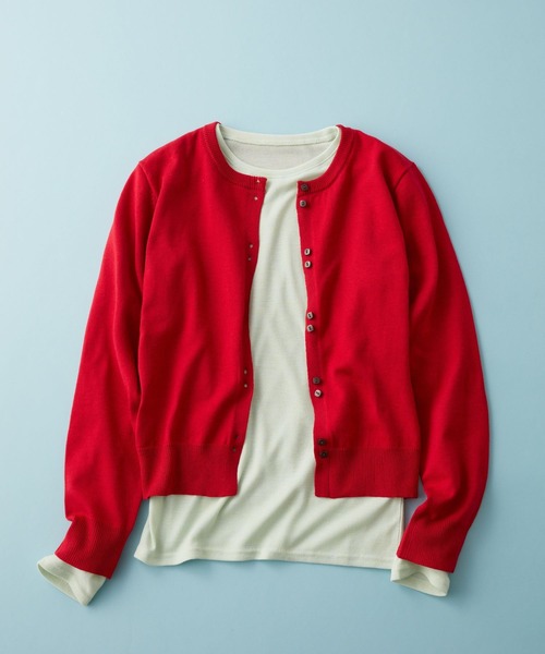 GEORGE'S(ジョージズ)の「【MULTI PALETTE】ロンT(Tシャツ/カットソー・レディース・ブラウン/グレー/ブルー/イエロー/オレンジ/グレー系その他/ピンク/ブラック/ミント/オフホワイト/レッド・FREE)」の7枚目の写真