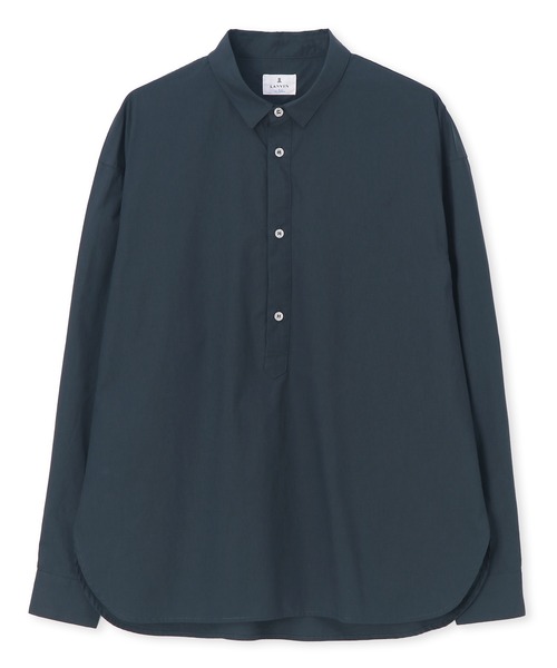 LANVIN en Bleu（ランバンオンブルー）の「タイプライター ショートカラー プルオーバーシャツ（シャツ/ブラウス・メンズ・オリーブ/ホワイト/ネイビー・46/50/52/48）」の13枚目の写真