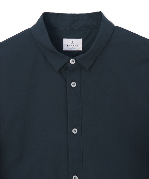 LANVIN en Bleu（ランバンオンブルー）の「タイプライター ショートカラー プルオーバーシャツ（シャツ/ブラウス・メンズ・オリーブ/ホワイト/ネイビー・46/50/52/48）」の16枚目の写真