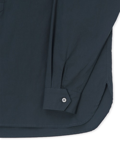 LANVIN en Bleu（ランバンオンブルー）の「タイプライター ショートカラー プルオーバーシャツ（シャツ/ブラウス・メンズ・オリーブ/ホワイト/ネイビー・46/50/52/48）」の19枚目の写真
