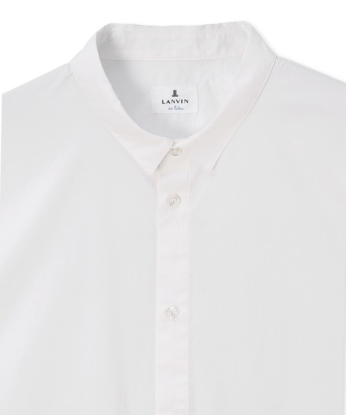 LANVIN en Bleu（ランバンオンブルー）の「タイプライター ショートカラー プルオーバーシャツ（シャツ/ブラウス・メンズ・オリーブ/ホワイト/ネイビー・46/50/52/48）」の15枚目の写真