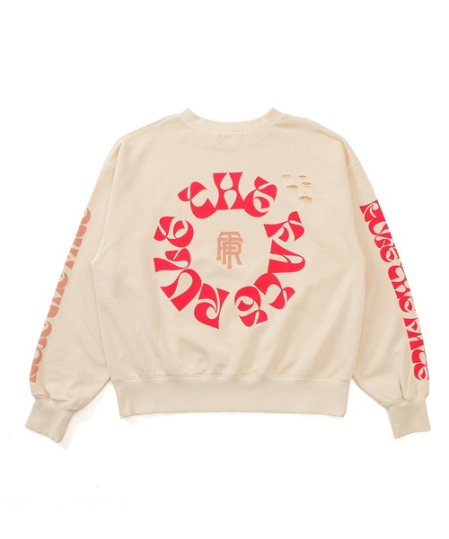 RULE THE FATE(ルールザフェイト)の「RTF CIRCLE SWEAT PULLOVER/サークルスウェットプルオーバー(スウェット・メンズ・ベージュ/ブラック・0/1/2)」の6枚目の写真