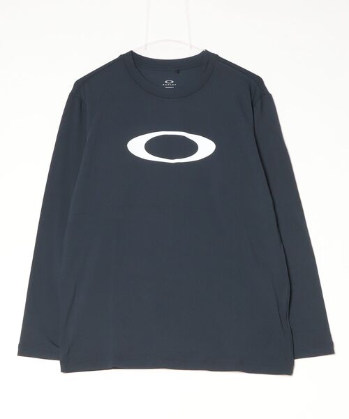 OAKLEY(オークリー)の「オークリー OAKLEY ENHANCE QD LS TEE BOLD EVO 5.7(Tシャツ/カットソー・メンズ・ネイビー/ホワイト・S/M/L/LL/3L)」の9枚目の写真