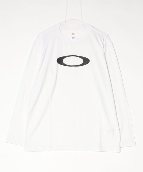 OAKLEY(オークリー)の「オークリー OAKLEY ENHANCE QD LS TEE BOLD EVO 5.7(Tシャツ/カットソー・メンズ・ネイビー/ホワイト・S/M/L/LL/3L)」の11枚目の写真
