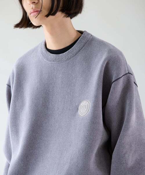 PARIS SAINT-GERMAIN(パリサンジェルマン)の「【Paris Saint-Germain / パリ・サン=ジェルマン】JP Mall knit P/O(ニット/セーター・メンズ・ホワイト/ライトグレー/ネイビー/ブラック・X-LARGE/LARGE/MEDIUM/SMALL)」の3枚目の写真