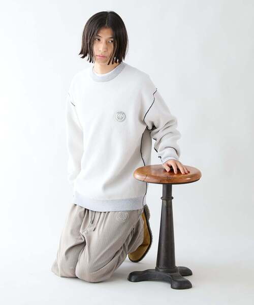 PARIS SAINT-GERMAIN(パリサンジェルマン)の「【Paris Saint-Germain / パリ・サン=ジェルマン】JP Mall knit P/O(ニット/セーター・メンズ・ホワイト/ライトグレー/ネイビー/ブラック・X-LARGE/LARGE/MEDIUM/SMALL)」の5枚目の写真
