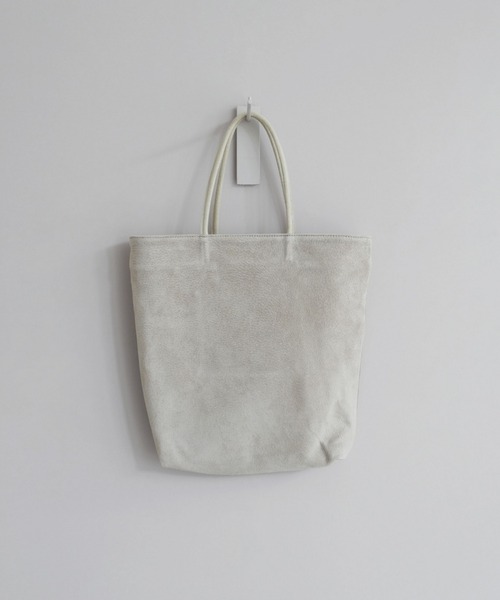TIDEWAY（タイドウェイ）の「PIGSUEDE TOTE（トートバッグ・レディース・チャコールグレー/ブラック/サーモンピンク/ブラウン/ベージュ・FREE）」の11枚目の写真