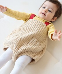 こども ビームス（コドモビームス）の「ベビー キルティング サロペット 2026FW（70～80cm）出産祝い ギフト やわらか素材（サロペット/オーバーオール）」