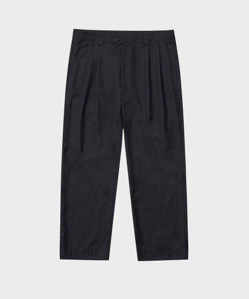 TY(ティワイ)の「TY Classic ツータックTRパンツ, 2COLOR(スラックス・メンズ・ベージュ/ブラック・MEDIUM/LARGE/X-LARGE)」の3枚目の写真