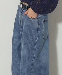 ストライプデニムパンツ