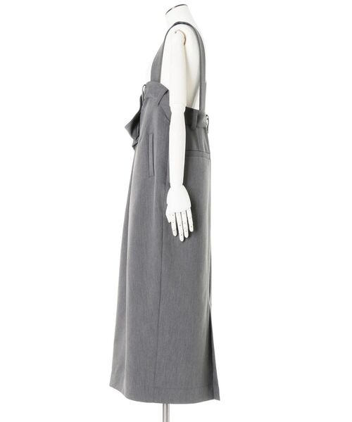 UN3D.(アンスリード)の「WRAP TWIST JUMPER DRESS / ラップツイストジャンパードレス(ワンピース・レディース・ブラック/グレー・38/36)」の20枚目の写真