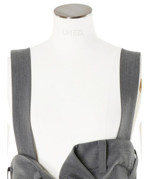 UN3D.(アンスリード)の「WRAP TWIST JUMPER DRESS / ラップツイストジャンパードレス(ワンピース・レディース・ブラック/グレー・38/36)」の22枚目の写真