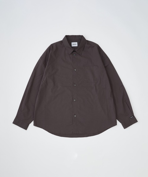 ADAM PATEK（アダムパテック）の「【ADAMPATECK/アダムパテック】soft calm papertouch broad shirt（シャツ/ブラウス・メンズ・ホワイト/ブラック/チャコール・2/1）」の3枚目の写真