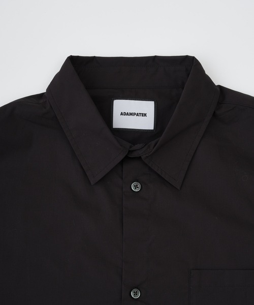 ADAM PATEK（アダムパテック）の「【ADAMPATECK/アダムパテック】soft calm papertouch broad shirt（シャツ/ブラウス・メンズ・ホワイト/ブラック/チャコール・2/1）」の9枚目の写真