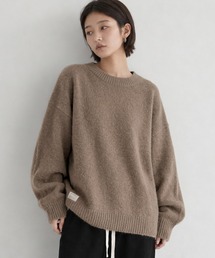 モヘアライクオーバーニット