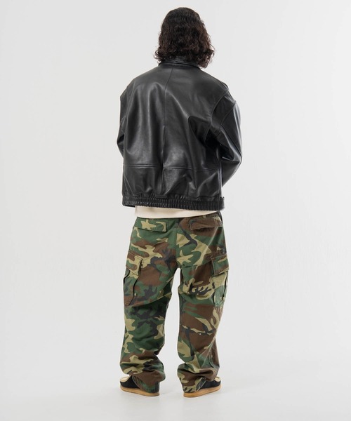 SKOOKUM(スクーカム)の「SKOOKUM-BUFFARO CALF フライト ZIP ブルゾン(ブルゾン・メンズ・ブラック・L/M)」の17枚目の写真