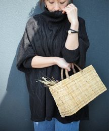 antiqua | ケーブル編みドルマンニット(ニット/セーター)