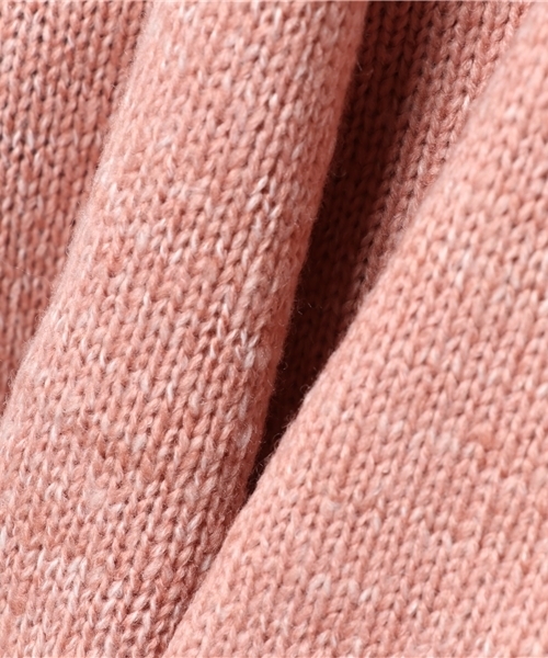 Bab Bou Jeloud（バブブージュルード）の「【Bab】メランジゆるタートルニット（ニット/セーター・レディース・ダークグレー/ピンク/オフホワイト・FREE）」の10枚目の写真