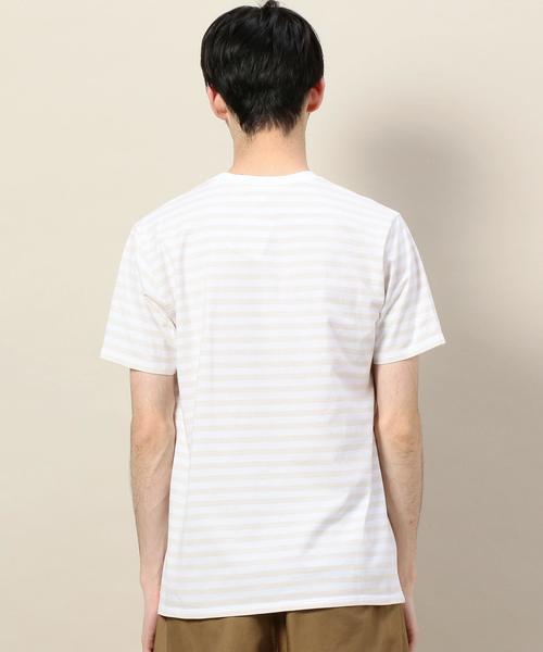 BEAUTY&YOUTH UNITED ARROWS(ビューティーアンドユースユナイテッドアローズ)の「BY ボーダー Tシャツ ◆(Tシャツ/カットソー・メンズ・ブラック/ナチュラル/ネイビー・LARGE/MEDIUM/X-LARGE/SMALL)」の15枚目の写真