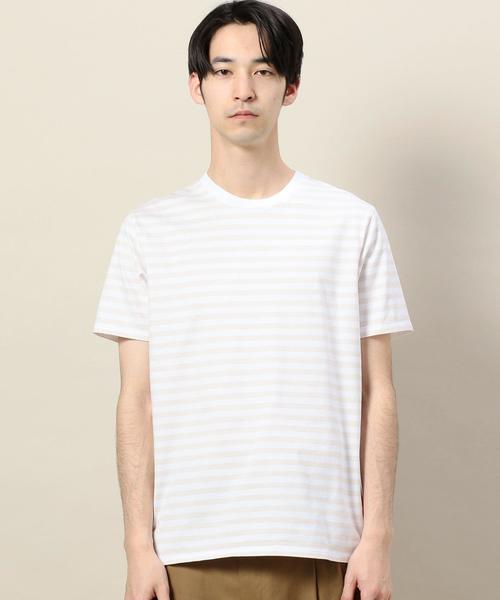 BEAUTY&YOUTH UNITED ARROWS(ビューティーアンドユースユナイテッドアローズ)の「BY ボーダー Tシャツ ◆(Tシャツ/カットソー・メンズ・ブラック/ナチュラル/ネイビー・LARGE/MEDIUM/X-LARGE/SMALL)」の9枚目の写真