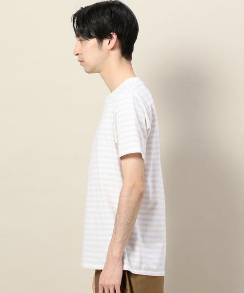 BEAUTY&YOUTH UNITED ARROWS(ビューティーアンドユースユナイテッドアローズ)の「BY ボーダー Tシャツ ◆(Tシャツ/カットソー・メンズ・ブラック/ナチュラル/ネイビー・LARGE/MEDIUM/X-LARGE/SMALL)」の10枚目の写真