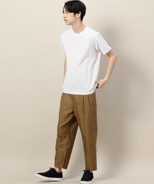 BEAUTY&YOUTH UNITED ARROWS(ビューティーアンドユースユナイテッドアローズ)の「BY ボーダー Tシャツ ◆(Tシャツ/カットソー・メンズ・ブラック/ナチュラル/ネイビー・LARGE/MEDIUM/X-LARGE/SMALL)」の11枚目の写真