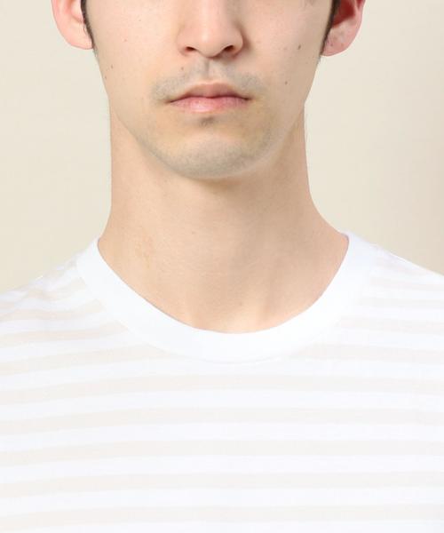 BEAUTY&YOUTH UNITED ARROWS(ビューティーアンドユースユナイテッドアローズ)の「BY ボーダー Tシャツ ◆(Tシャツ/カットソー・メンズ・ブラック/ナチュラル/ネイビー・LARGE/MEDIUM/X-LARGE/SMALL)」の12枚目の写真