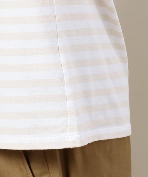 BEAUTY&YOUTH UNITED ARROWS(ビューティーアンドユースユナイテッドアローズ)の「BY ボーダー Tシャツ ◆(Tシャツ/カットソー・メンズ・ブラック/ナチュラル/ネイビー・LARGE/MEDIUM/X-LARGE/SMALL)」の14枚目の写真