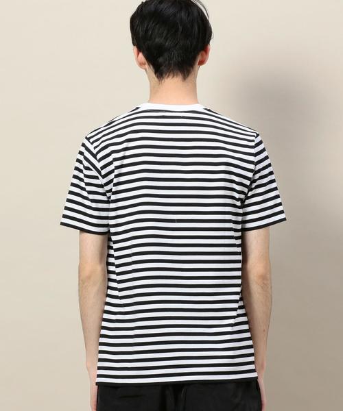 BEAUTY&YOUTH UNITED ARROWS(ビューティーアンドユースユナイテッドアローズ)の「BY ボーダー Tシャツ ◆(Tシャツ/カットソー・メンズ・ブラック/ナチュラル/ネイビー・LARGE/MEDIUM/X-LARGE/SMALL)」の5枚目の写真