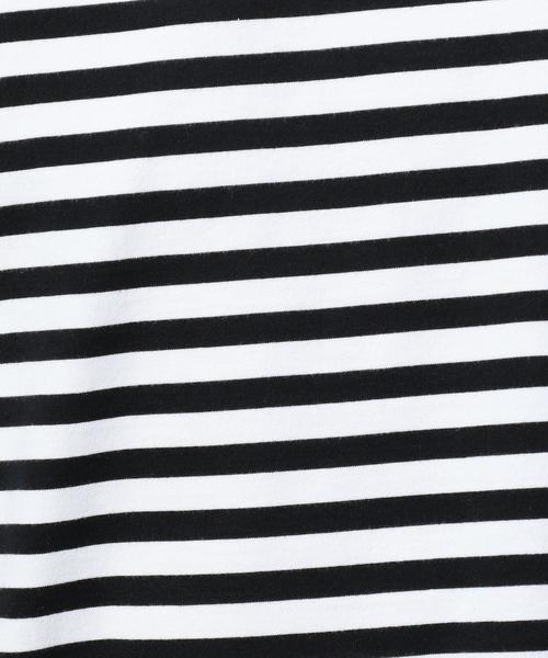 BEAUTY&YOUTH UNITED ARROWS(ビューティーアンドユースユナイテッドアローズ)の「BY ボーダー Tシャツ ◆(Tシャツ/カットソー・メンズ・ブラック/ナチュラル/ネイビー・LARGE/MEDIUM/X-LARGE/SMALL)」の6枚目の写真