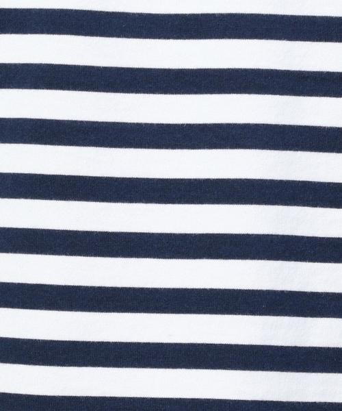 BEAUTY&YOUTH UNITED ARROWS(ビューティーアンドユースユナイテッドアローズ)の「BY ボーダー Tシャツ ◆(Tシャツ/カットソー・メンズ・ブラック/ナチュラル/ネイビー・LARGE/MEDIUM/X-LARGE/SMALL)」の8枚目の写真