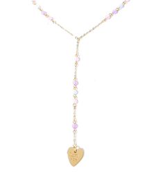 MILKFED. | MILKFED Lara&Heart COLOR ROSARIO NECK(ネックレス)
