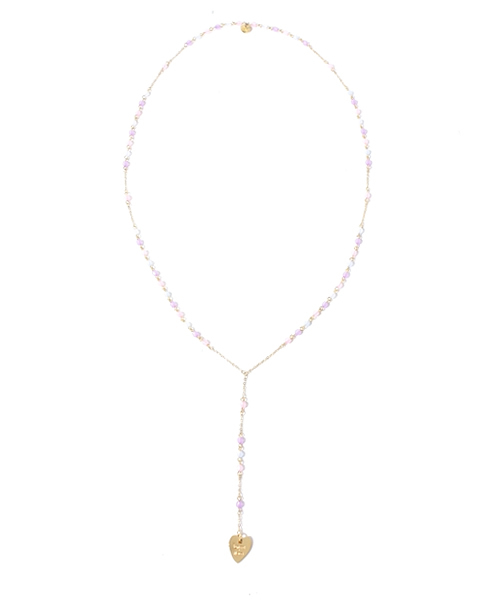 MILKFED.（ミルクフェド）の「MILKFED Lara&Heart COLOR ROSARIO NECK（ネックレス・レディース・マルチ・ONE SIZE）」の2枚目の写真