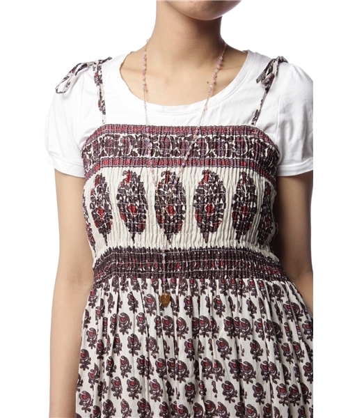 MILKFED.（ミルクフェド）の「MILKFED Lara&Heart COLOR ROSARIO NECK（ネックレス・レディース・マルチ・ONE SIZE）」の4枚目の写真