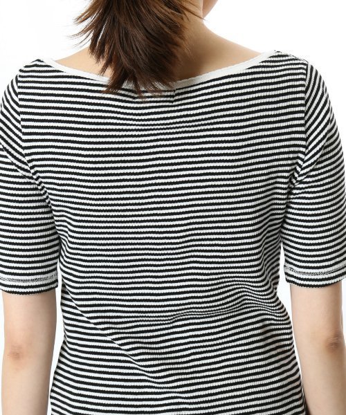 SLOBE IENA(スローブイエナ)の「エアリーテレコボートネックプルオーバー◆(Tシャツ/カットソー・レディース・グレー/ナチュラル/サックスブルー/ブラック系その他・FREE)」の19枚目の写真