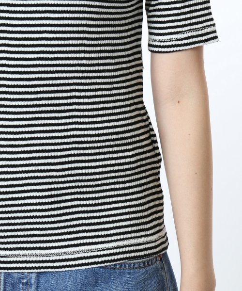 SLOBE IENA(スローブイエナ)の「エアリーテレコボートネックプルオーバー◆(Tシャツ/カットソー・レディース・グレー/ナチュラル/サックスブルー/ブラック系その他・FREE)」の20枚目の写真