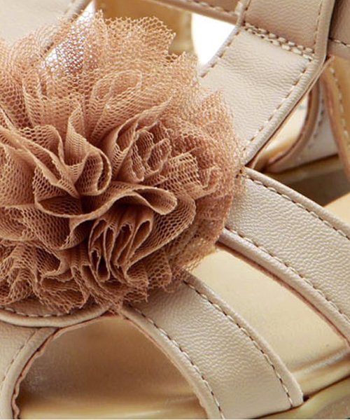 apres les cours（アプレレクール）の「flowerモチーフサンダル（サンダル・キッズ・ネイビー/ピンク/ベージュ・21/20/19/14/17/18/16/15 ）」の17枚目の写真