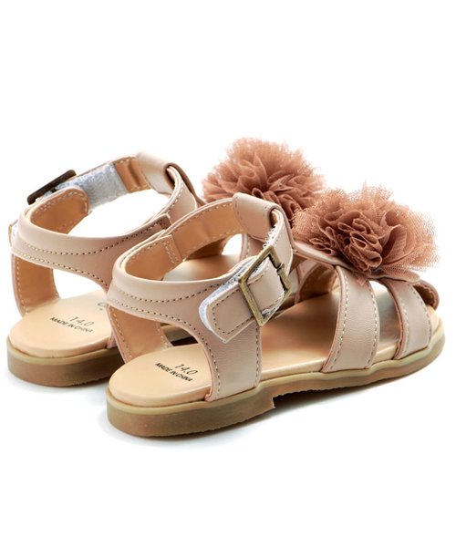 apres les cours（アプレレクール）の「flowerモチーフサンダル（サンダル・キッズ・ネイビー/ピンク/ベージュ・21/20/19/14/17/18/16/15 ）」の9枚目の写真